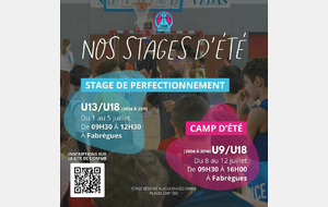 STAGE DE PERFECTIONNEMENT JUILLET 2024