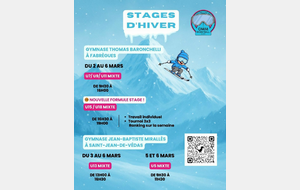 STAGE HIVER 2025/2026 U15/U18 (2012-2011-2010-2009-2008)